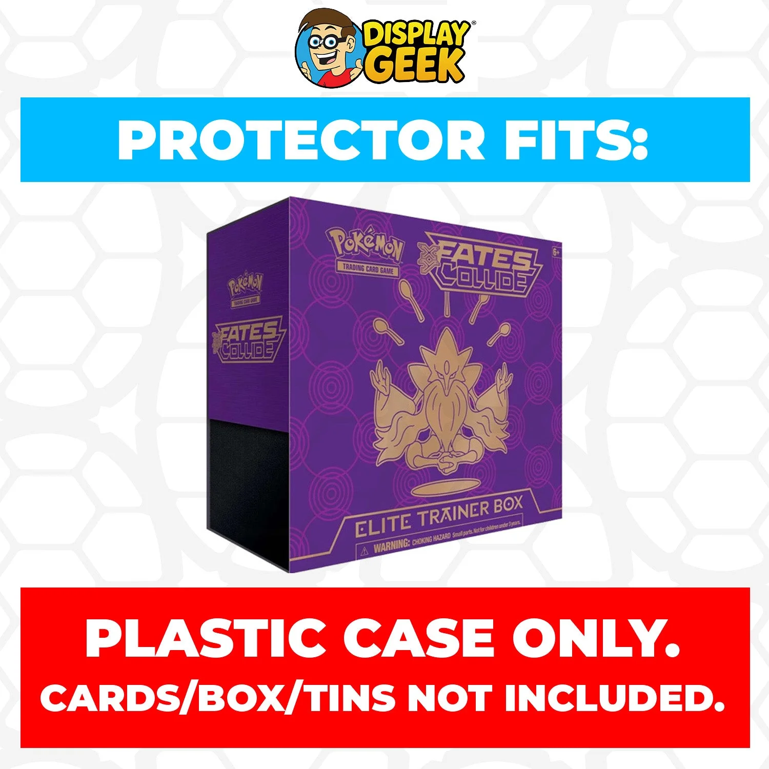 Plastic Protector for Pokemon TCG 2016 XY Fates Collide Alakazam ETB Elite Trainer Box - Image 2
