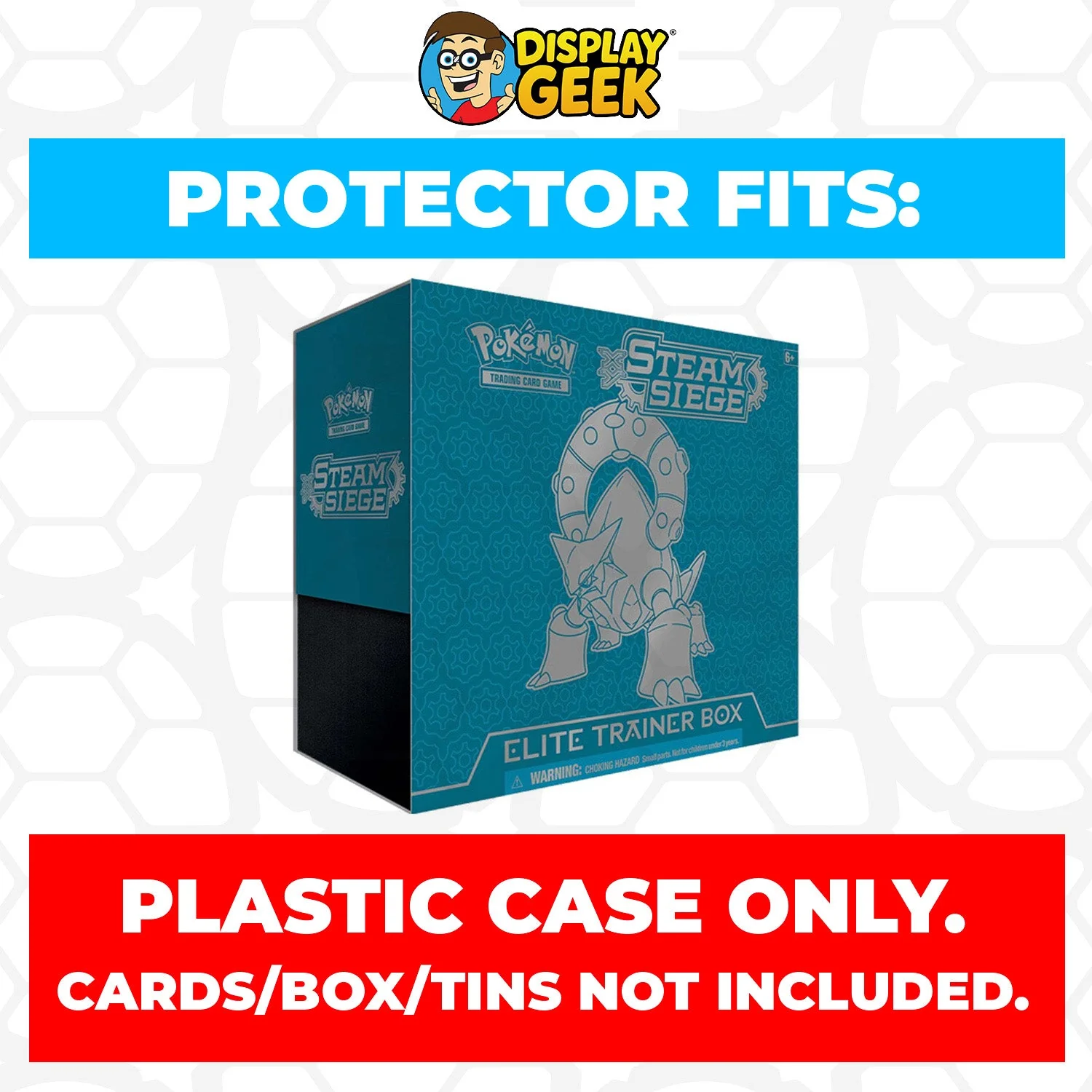 Plastic Protector for Pokemon TCG 2016 XY Steam Siege Volcanion ETB Elite Trainer Box - Image 2
