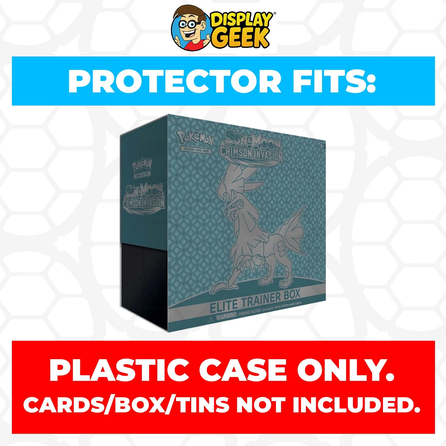 Plastic Protector for Pokemon TCG 2017 Sun & Moon Crimson Invasion Silvally ETB Elite Trainer Box - Image 2