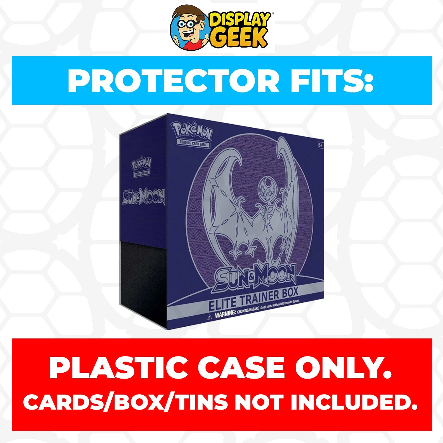 Plastic Protector for Pokemon TCG 2017 Sun & Moon Lunala ETB Elite Trainer Box - Image 2