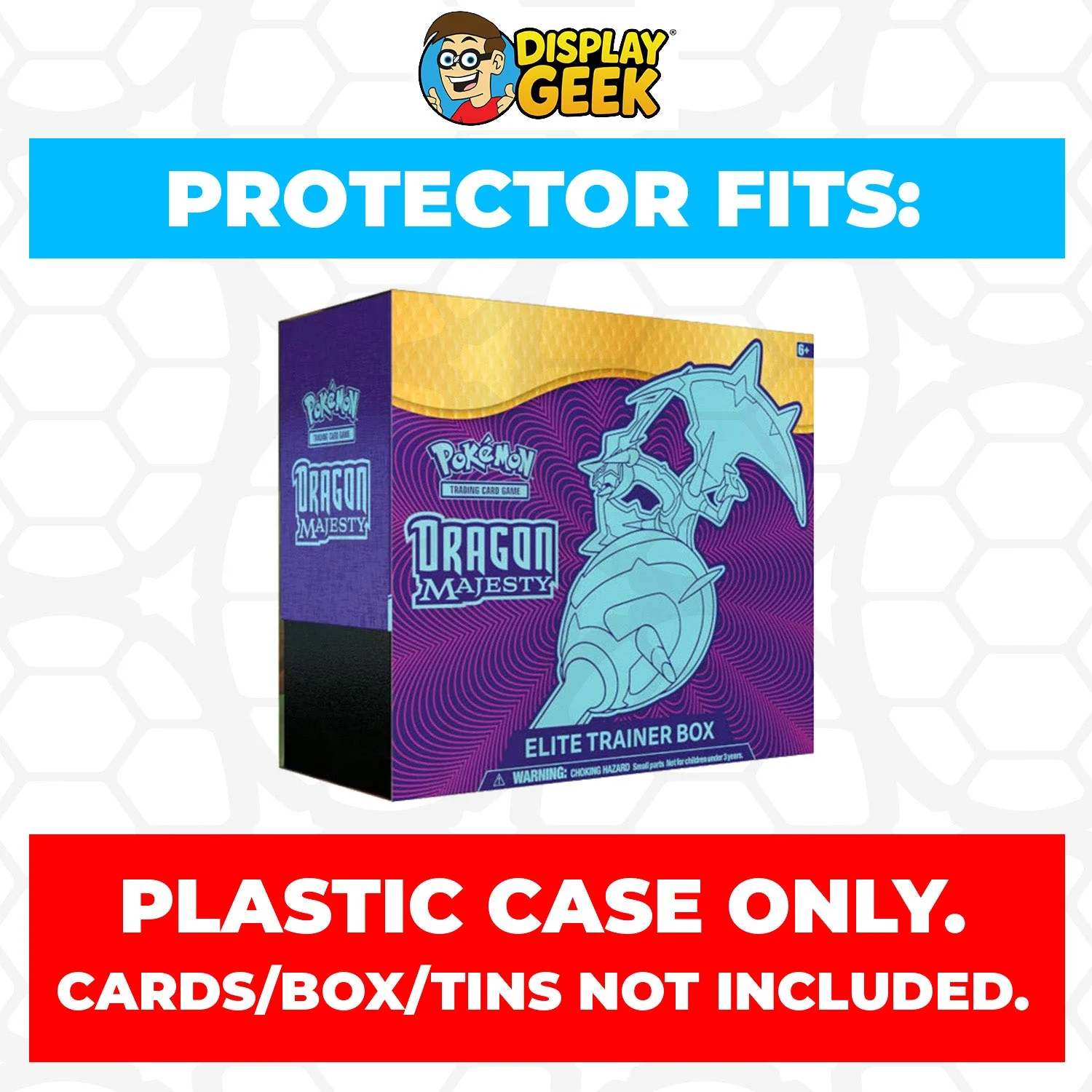 Plastic Protector for Pokemon TCG 2018 Sun & Moon Dragon Majesty Kyurem ETB Elite Trainer Box - Image 2