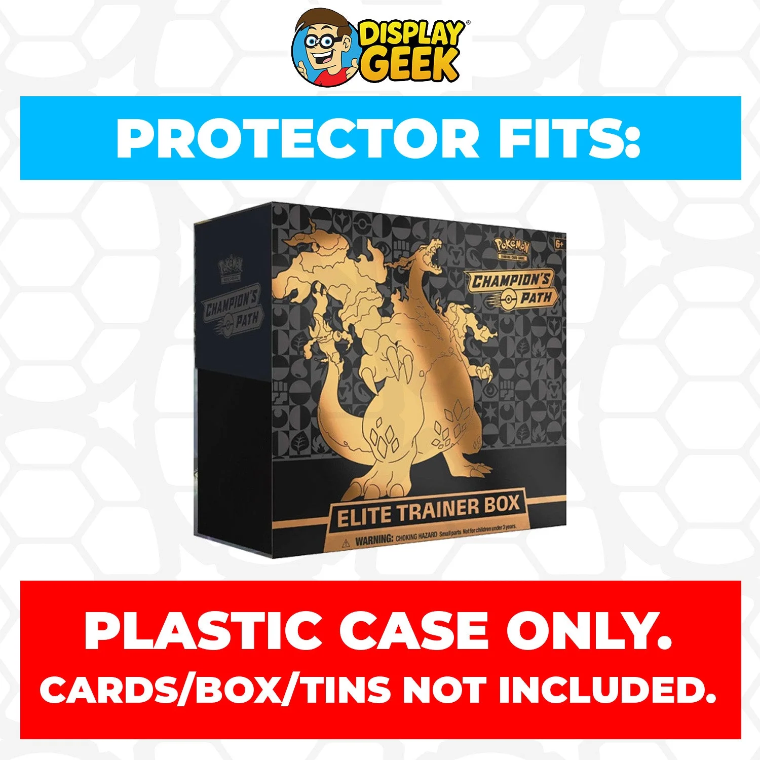 Plastic Protector for Pokemon TCG 2020 Sword & Shield Champion’s Path Charizard ETB Elite Trainer Box - Image 2