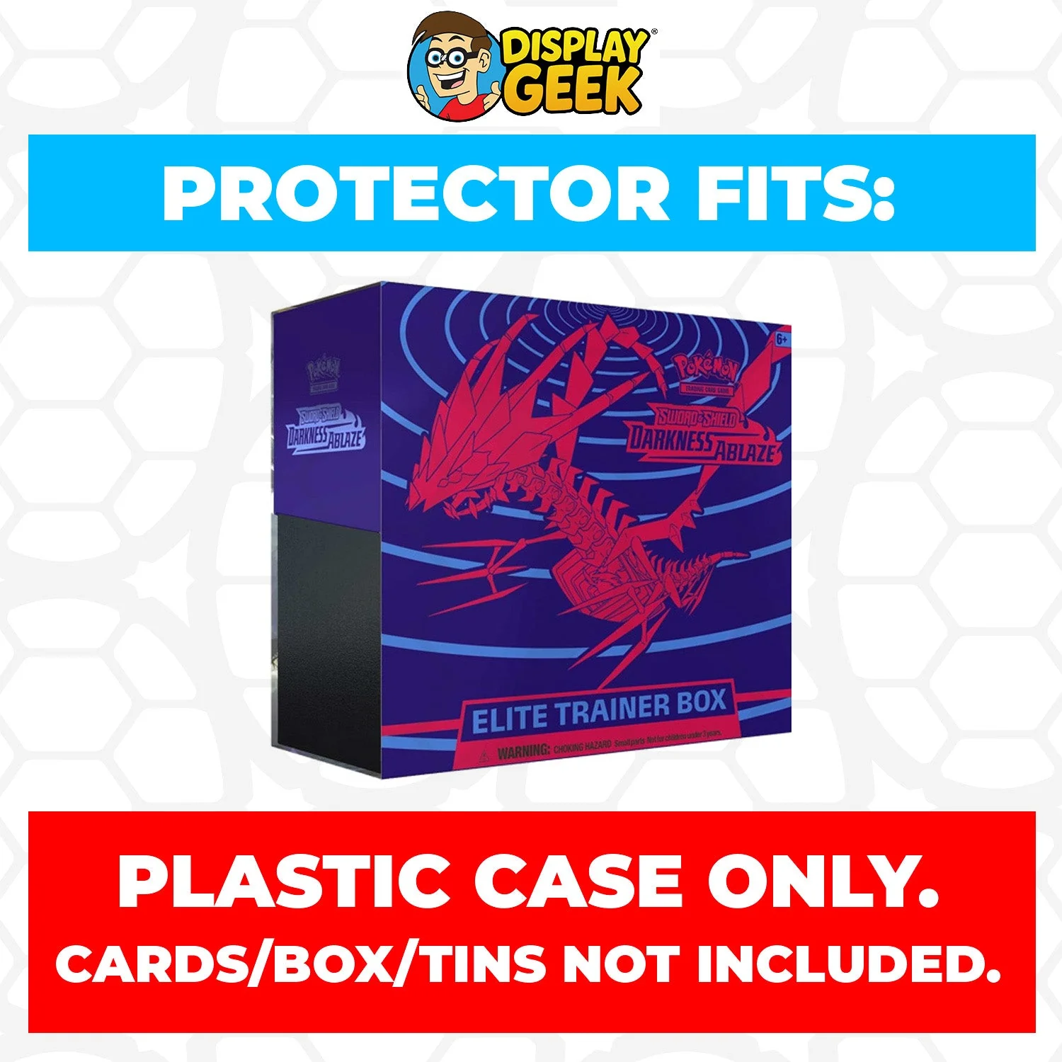 Plastic Protector for Pokemon TCG 2020 Sword & Shield Darkness Ablaze Eternatus ETB Elite Trainer Box - Image 2
