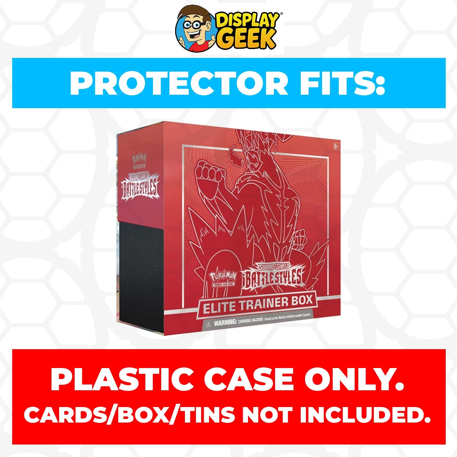 Plastic Protector for Pokemon TCG 2021 Sword & Shield Battle Styles Urshifu Blue ETB Elite Trainer Box - Image 3