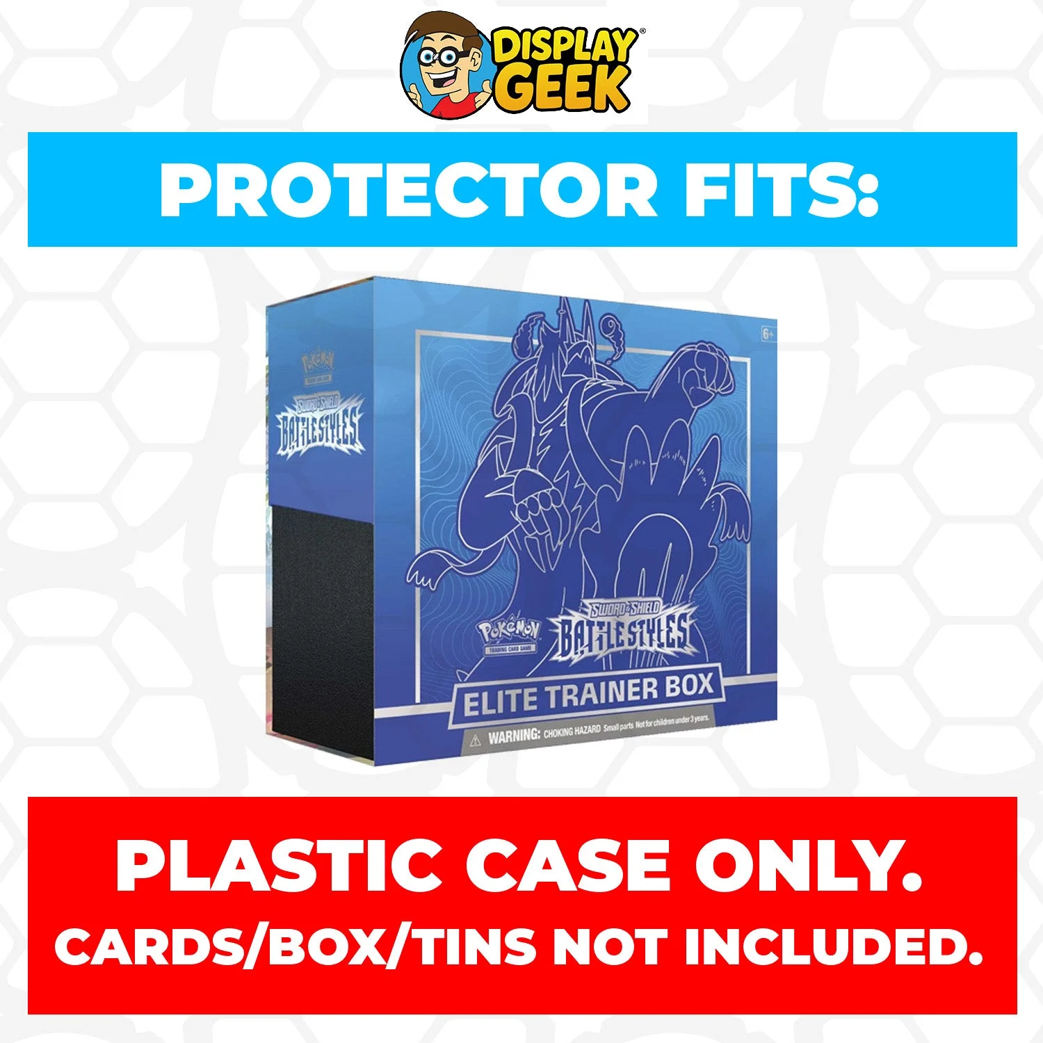 Plastic Protector for Pokemon TCG 2021 Sword & Shield Battle Styles Urshifu Red ETB Elite Trainer Box - Image 3