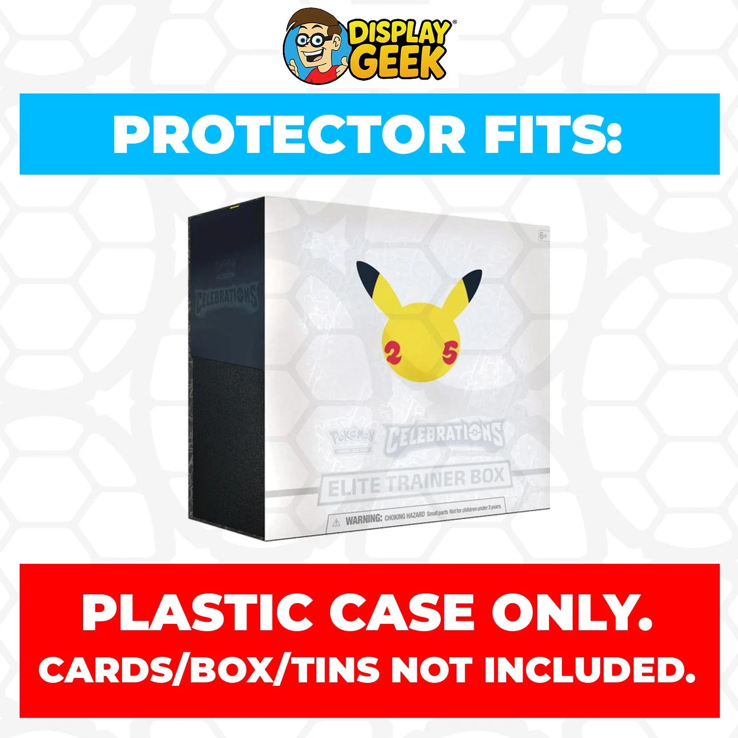 Plastic Protector for Pokemon TCG 2021 Sword & Shield Celebrations ETB Elite Trainer Box - Image 2