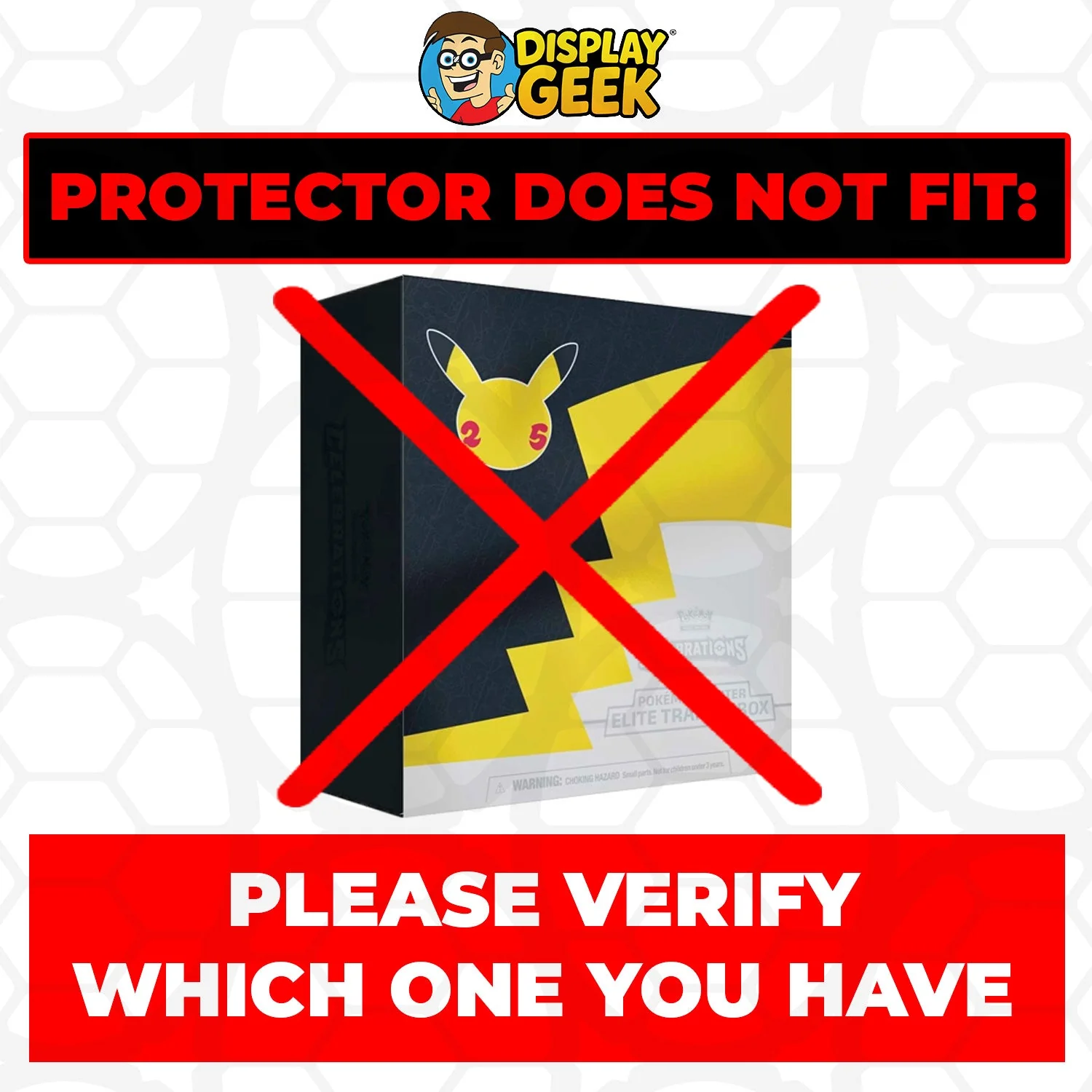 Plastic Protector for Pokemon TCG 2021 Sword & Shield Celebrations ETB Elite Trainer Box - Image 3