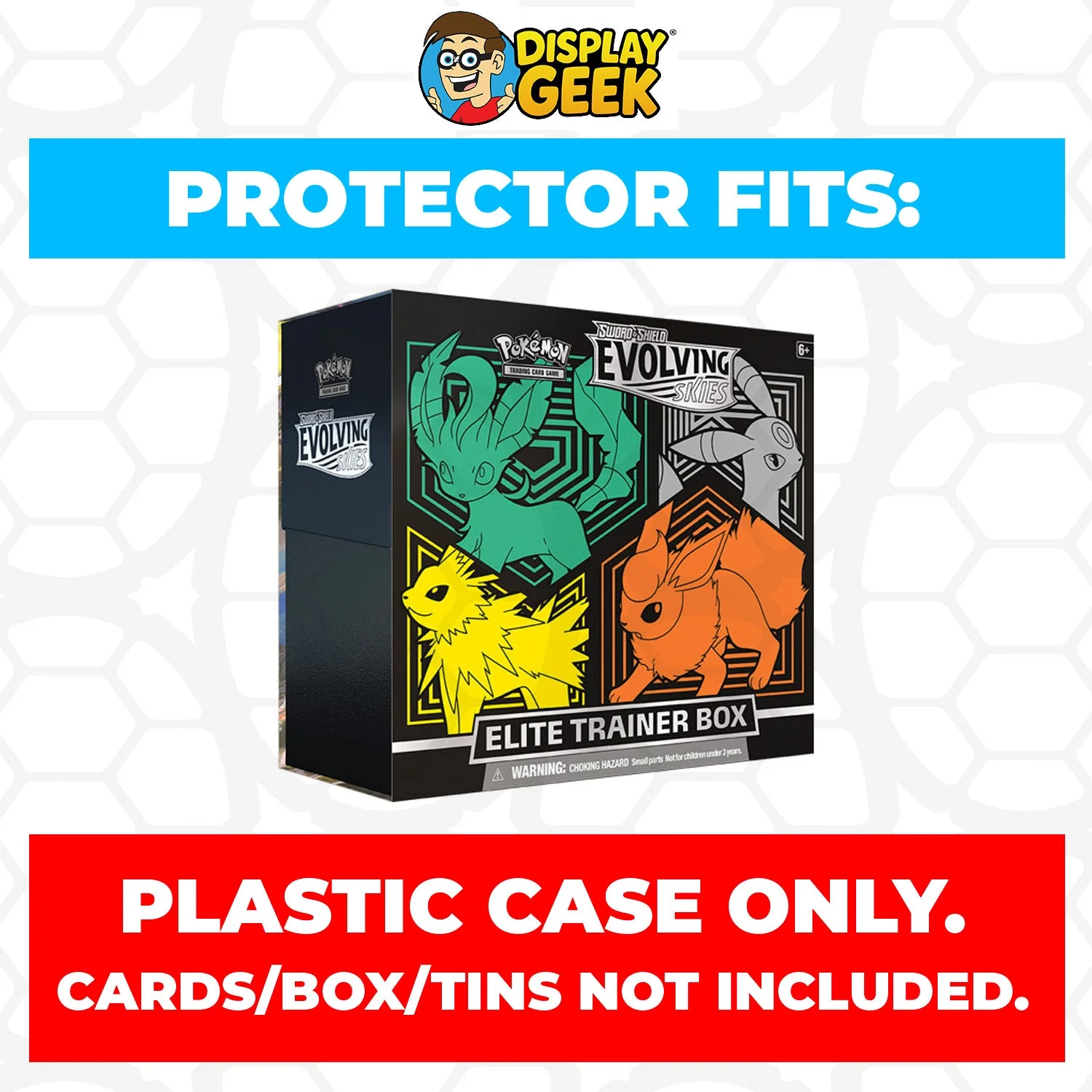 Plastic Protector for Pokemon TCG 2021 Sword & Shield Evolving Skies #1 ETB Elite Trainer Box - Image 2