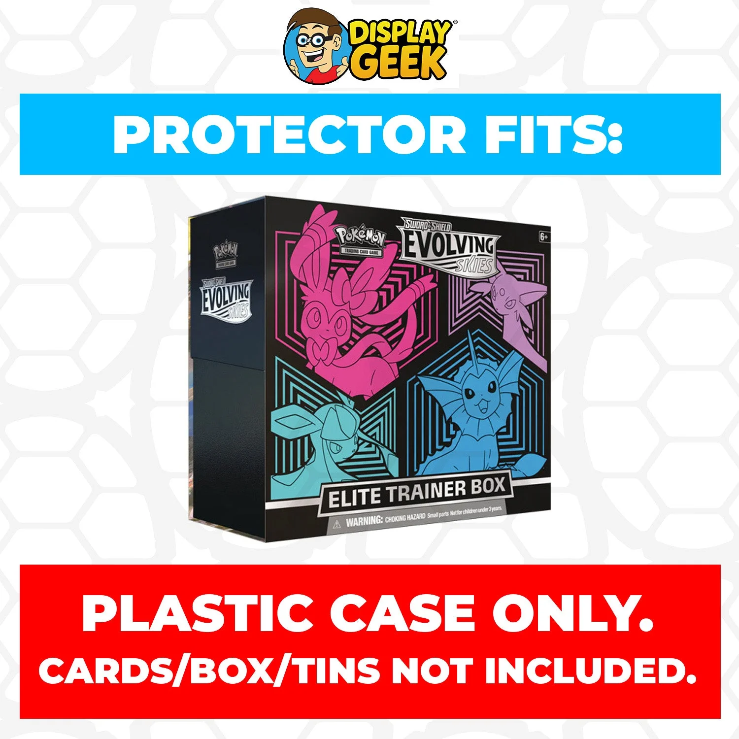Plastic Protector for Pokemon TCG 2021 Sword & Shield Evolving Skies #1 ETB Elite Trainer Box - Image 4
