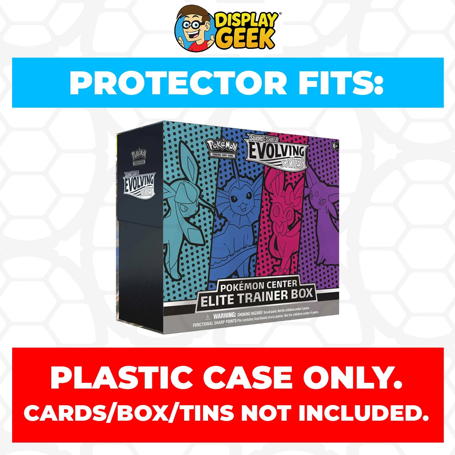 Plastic Protector for Pokemon TCG 2021 Sword & Shield Evolving Skies #1 ETB Elite Trainer Box - Image 5
