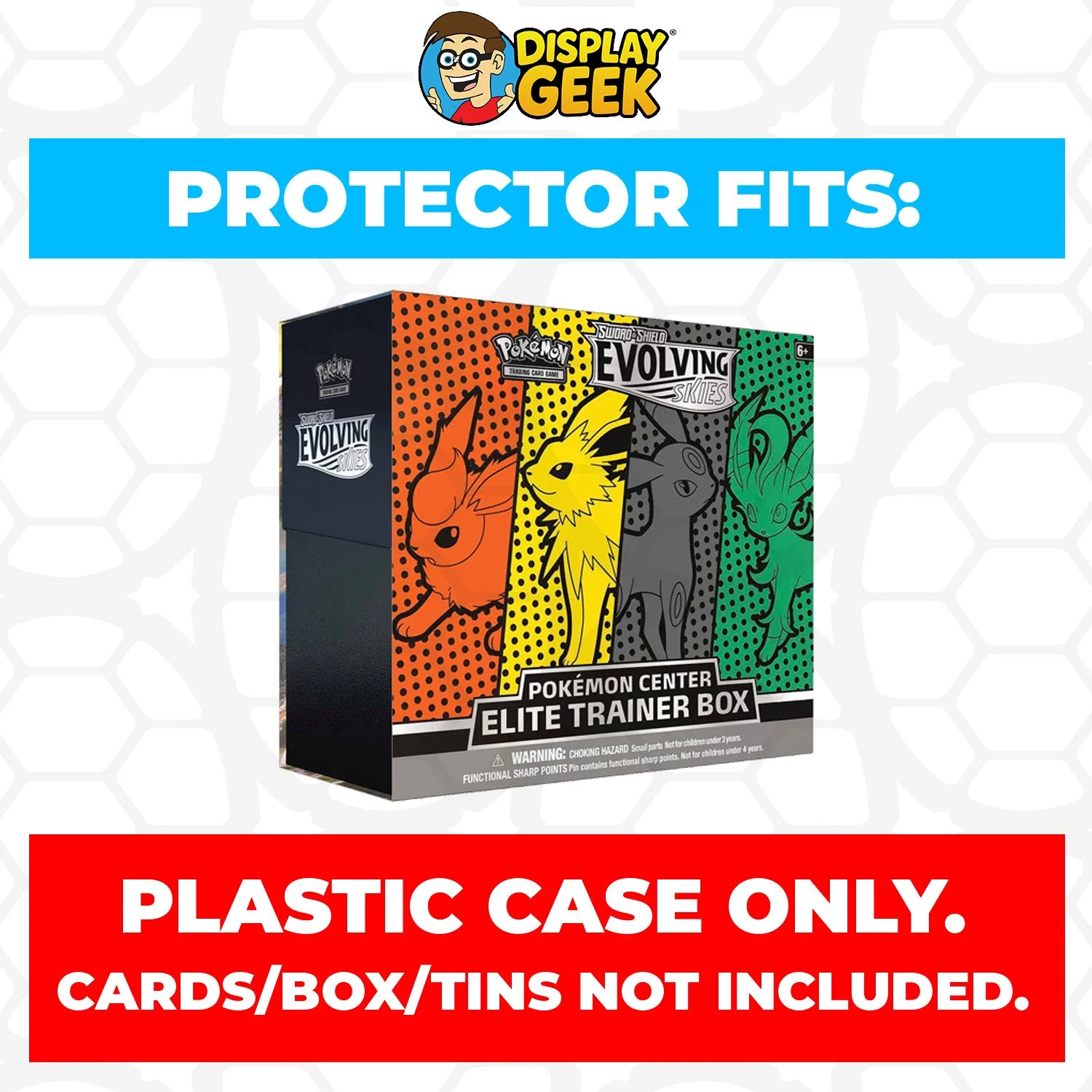 Plastic Protector for Pokemon TCG 2021 Sword & Shield Evolving Skies #2 ETB Elite Trainer Box - Image 5