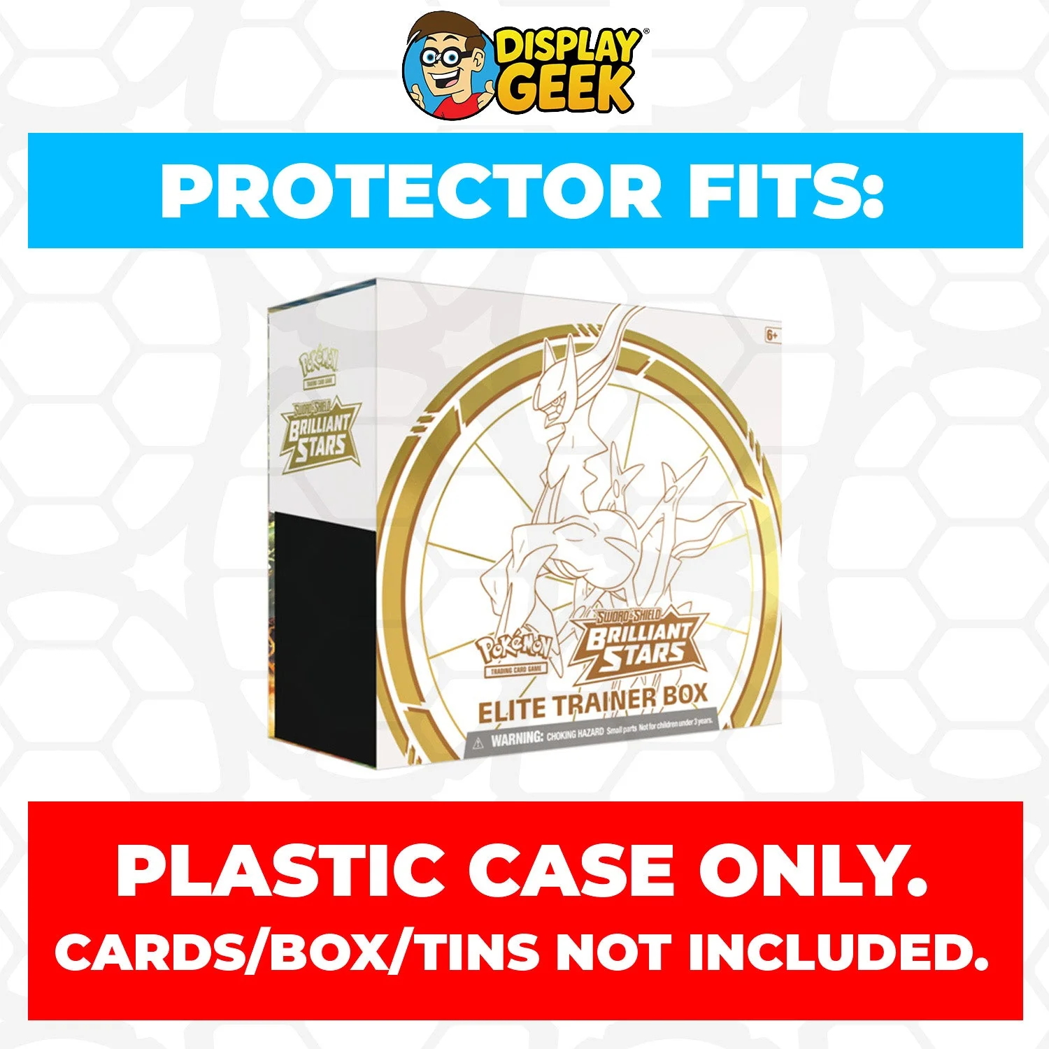 Plastic Protector for Pokemon TCG 2022 Sword & Shield Brilliant Stars Arceus ETB Elite Trainer Box - Image 2