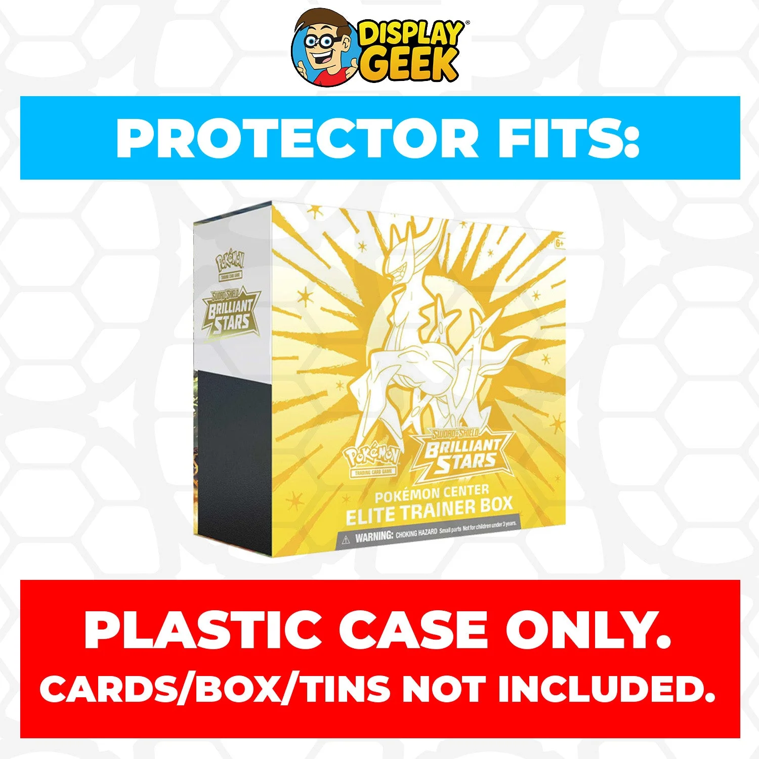 Plastic Protector for Pokemon TCG 2022 Sword & Shield Brilliant Stars Arceus ETB Elite Trainer Box - Image 3