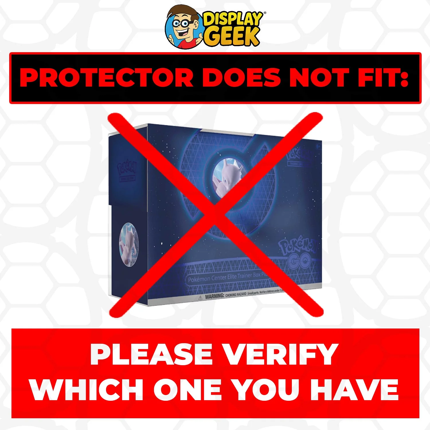 Plastic Protector for Pokemon TCG 2022 Sword & Shield Pokemon Go Mewtwo ETB Elite Trainer Box - Image 3
