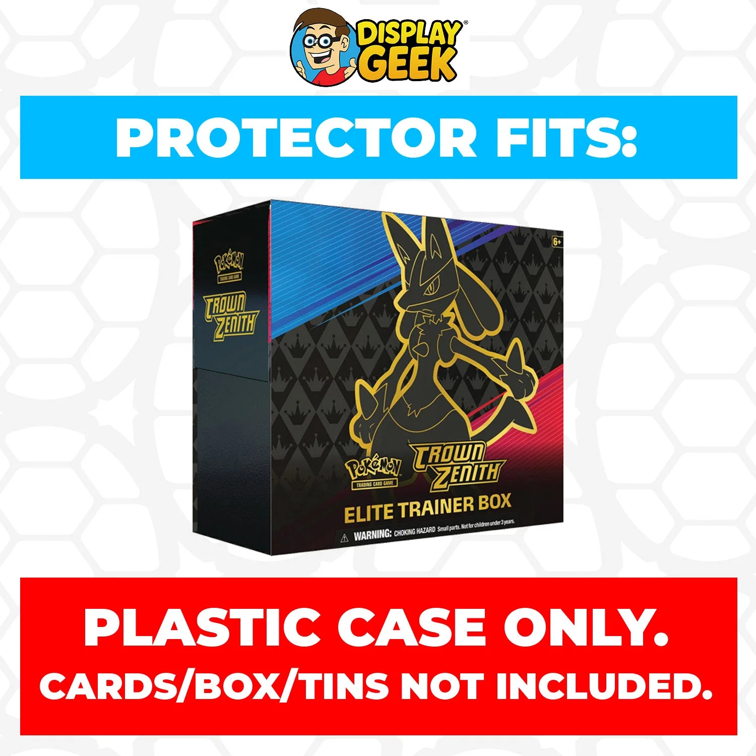 Plastic Protector for Pokemon TCG 2023 Crown Zenith Lucario ETB Elite Trainer Box - Image 2