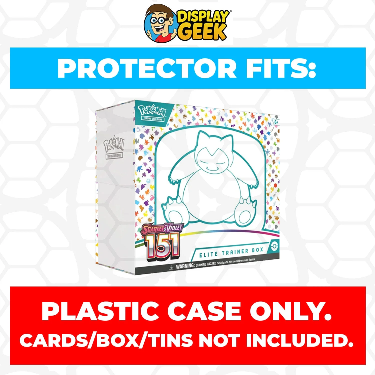 Plastic Protector for Pokemon TCG 2023 Scarlet & Violet 151 Snorlax Pokemon Center ETB Elite Trainer Box - Image 3