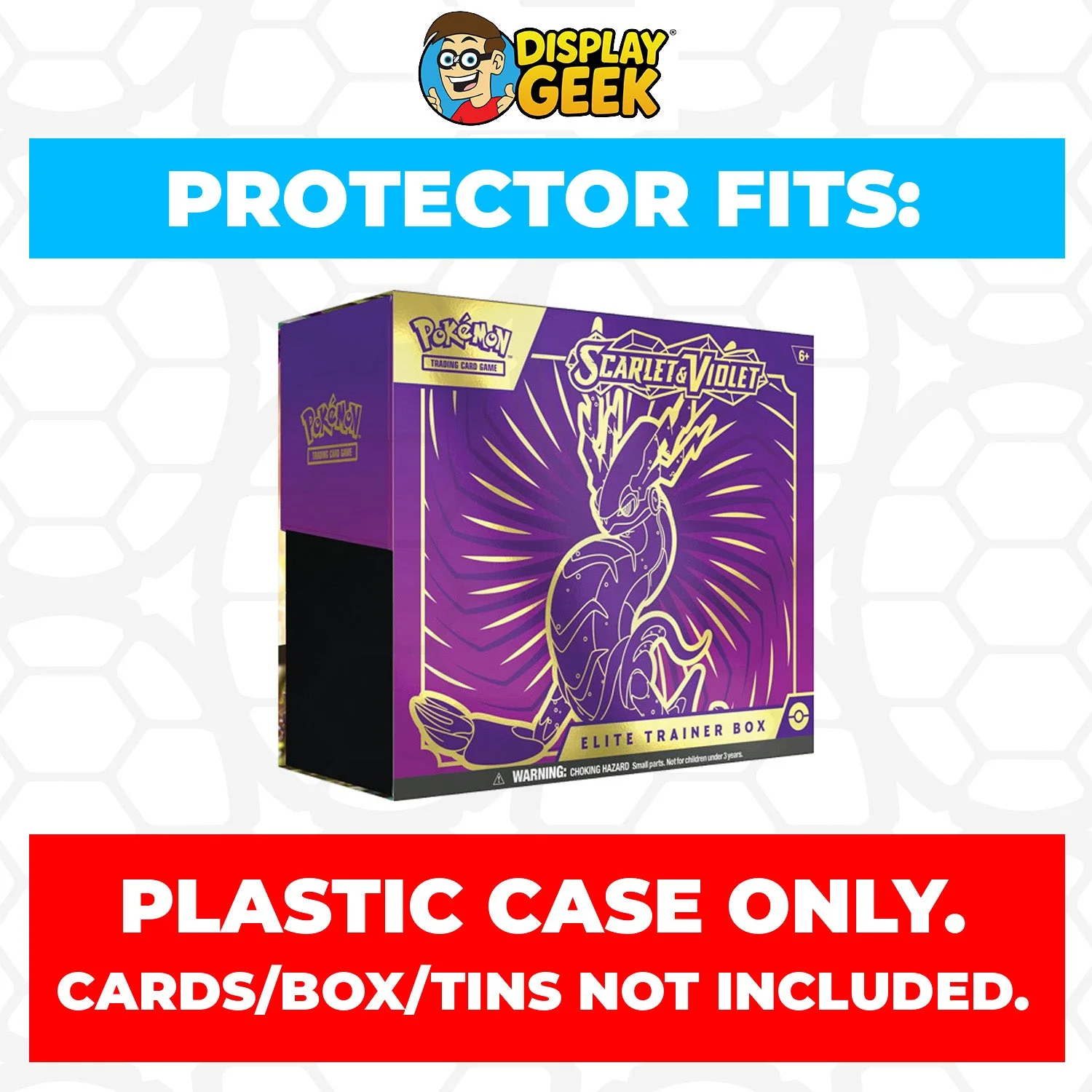 Plastic Protector for Pokemon TCG 2023 Scarlet & Violet Miraidon ETB Elite Trainer Box - Image 2