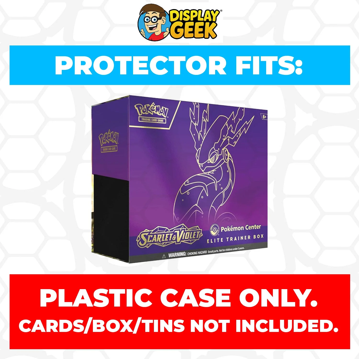 Plastic Protector for Pokemon TCG 2023 Scarlet & Violet Miraidon ETB Elite Trainer Box - Image 3