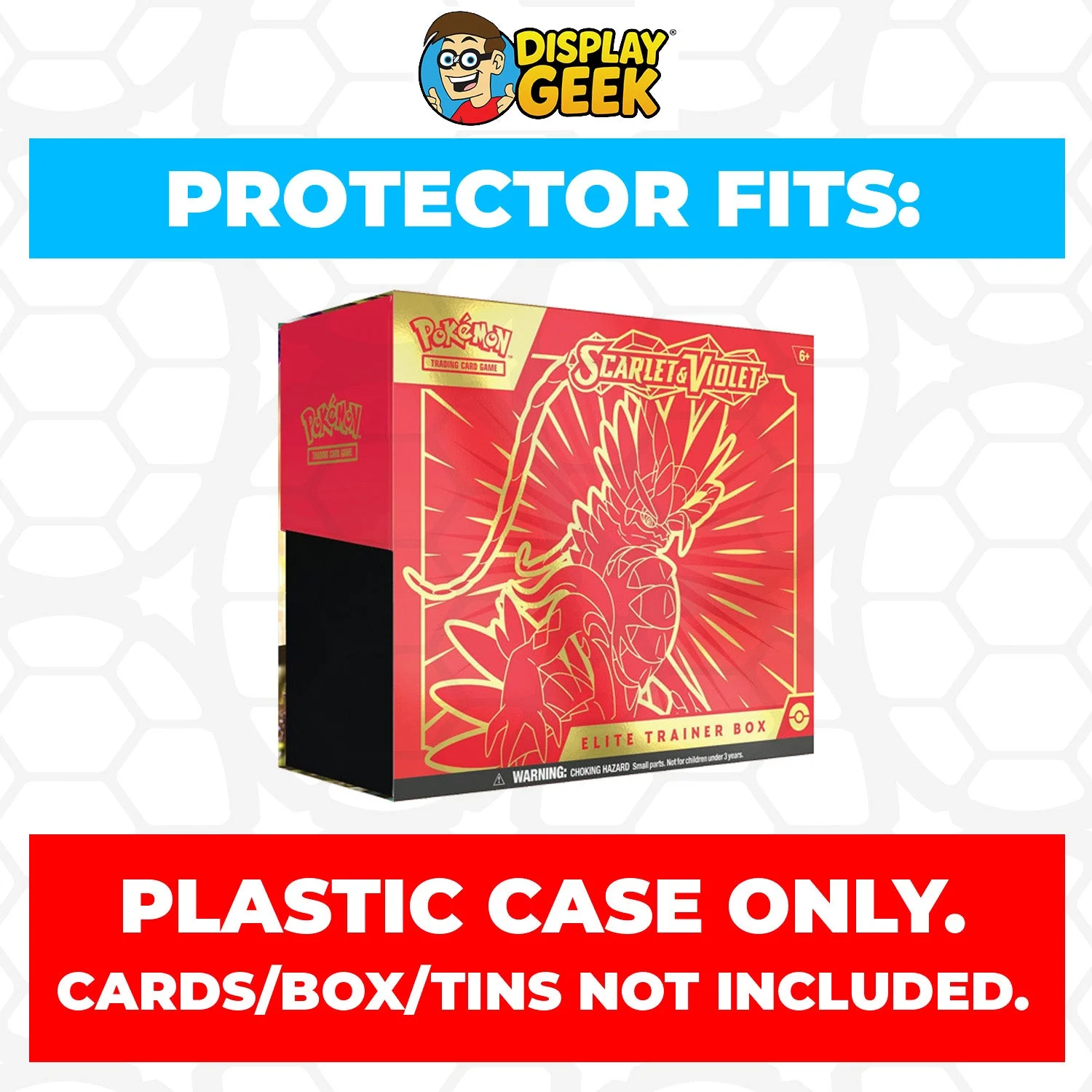 Plastic Protector for Pokemon TCG 2023 Scarlet & Violet Miraidon ETB Elite Trainer Box - Image 4