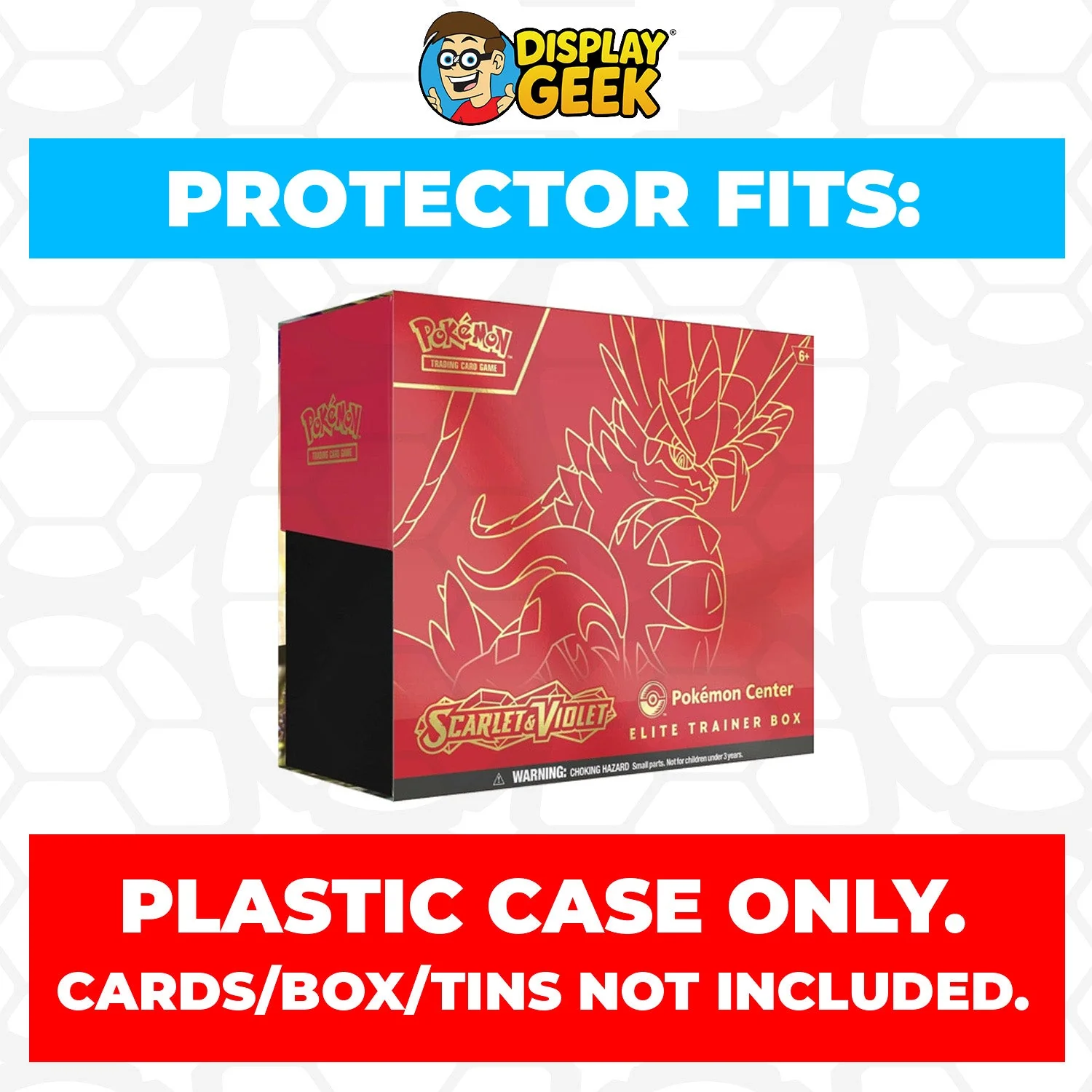 Plastic Protector for Pokemon TCG 2023 Scarlet & Violet Miraidon ETB Elite Trainer Box - Image 5