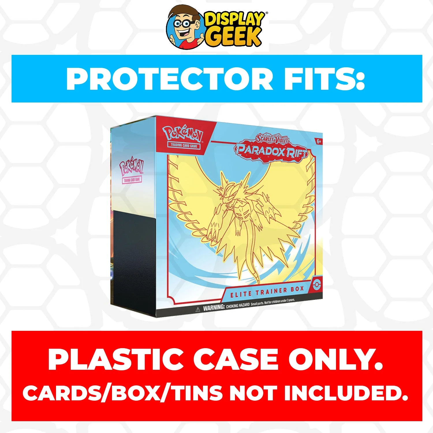 Plastic Protector for Pokemon TCG 2023 Scarlet & Violet Paradox Rift Roaring Moon ETB Elite Trainer Box - Image 2