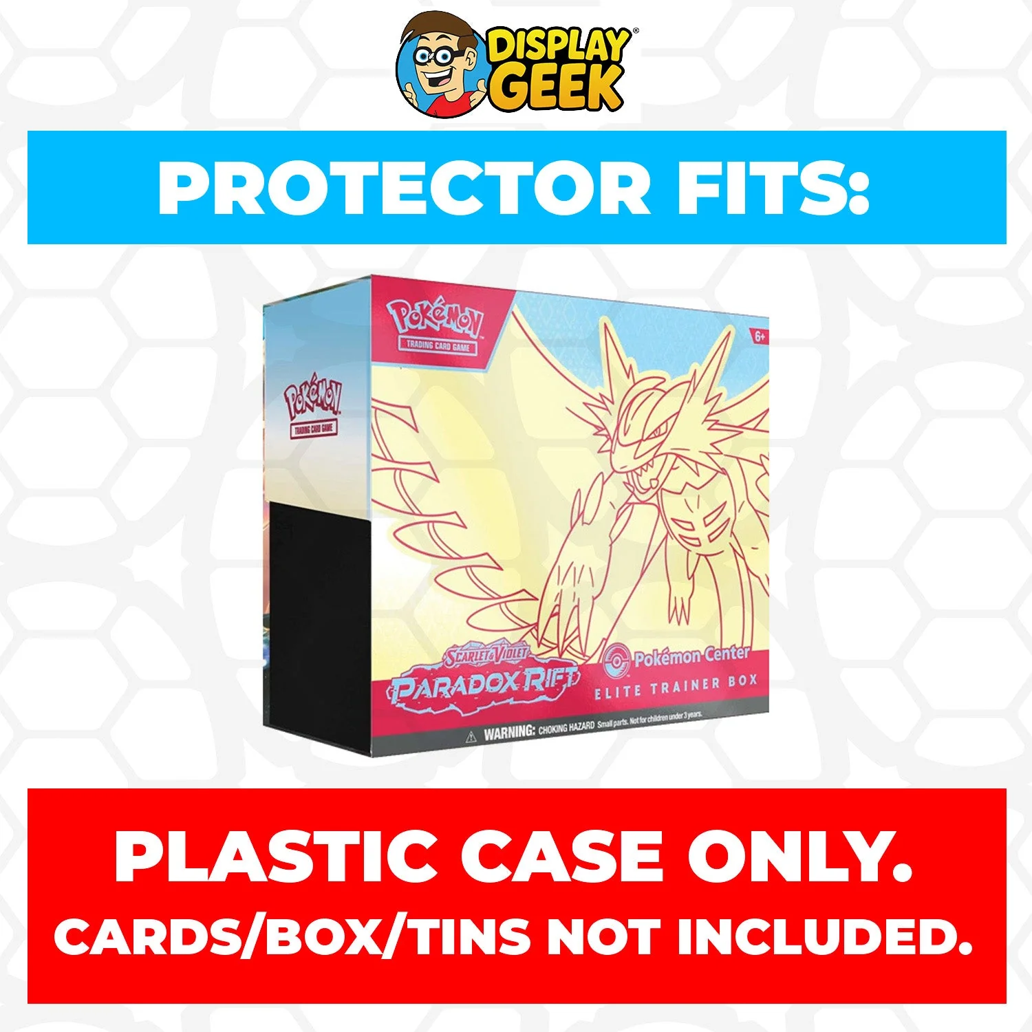 Plastic Protector for Pokemon TCG 2023 Scarlet & Violet Paradox Rift Roaring Moon ETB Elite Trainer Box - Image 3