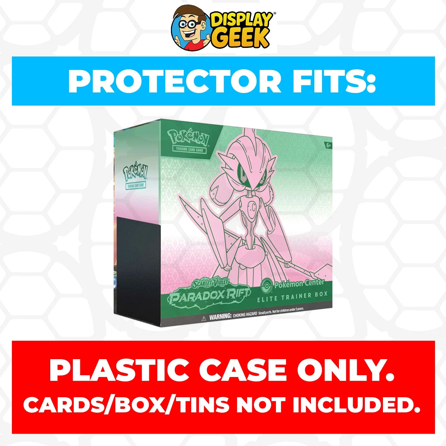 Plastic Protector for Pokemon TCG 2023 Scarlet & Violet Paradox Rift Roaring Moon Pokemon Center ETB Elite Trainer Box - Image 4