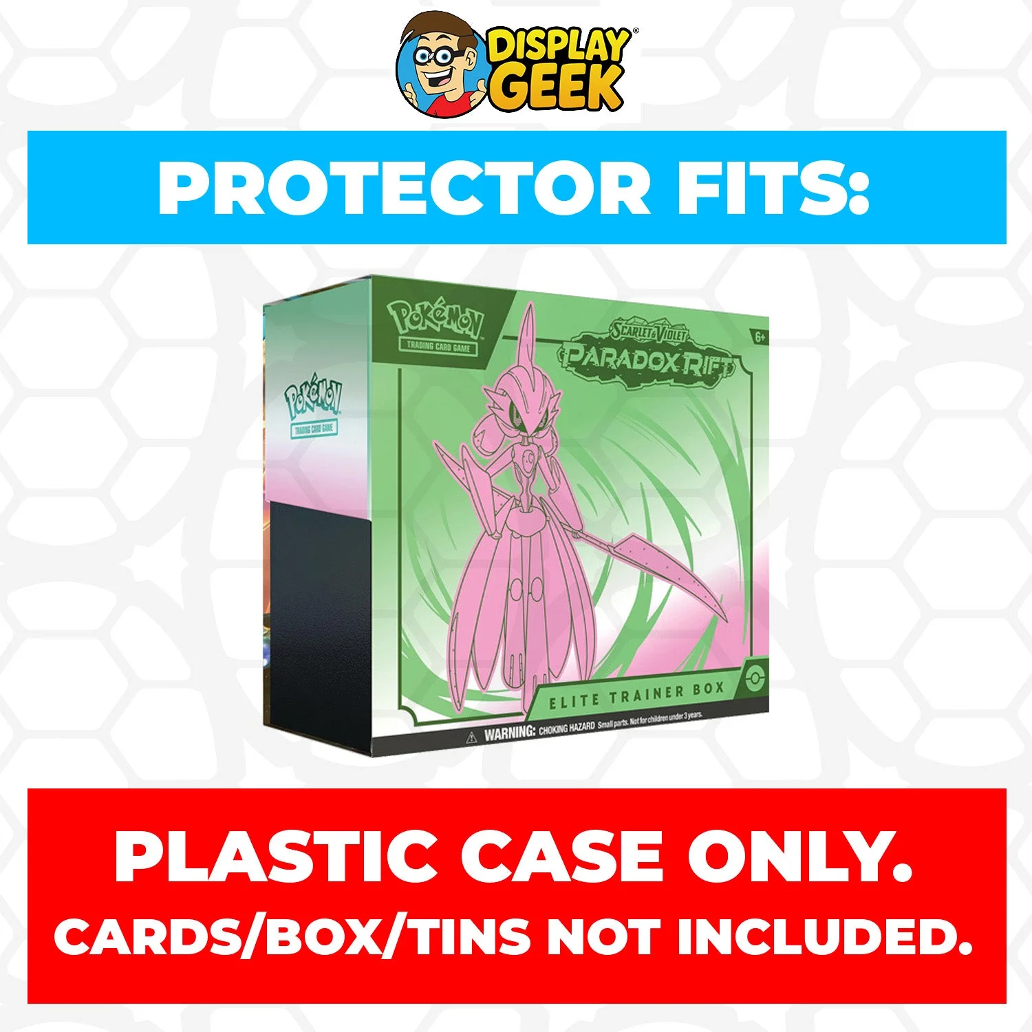 Plastic Protector for Pokemon TCG 2023 Scarlet & Violet Paradox Rift Roaring Moon Pokemon Center ETB Elite Trainer Box - Image 5
