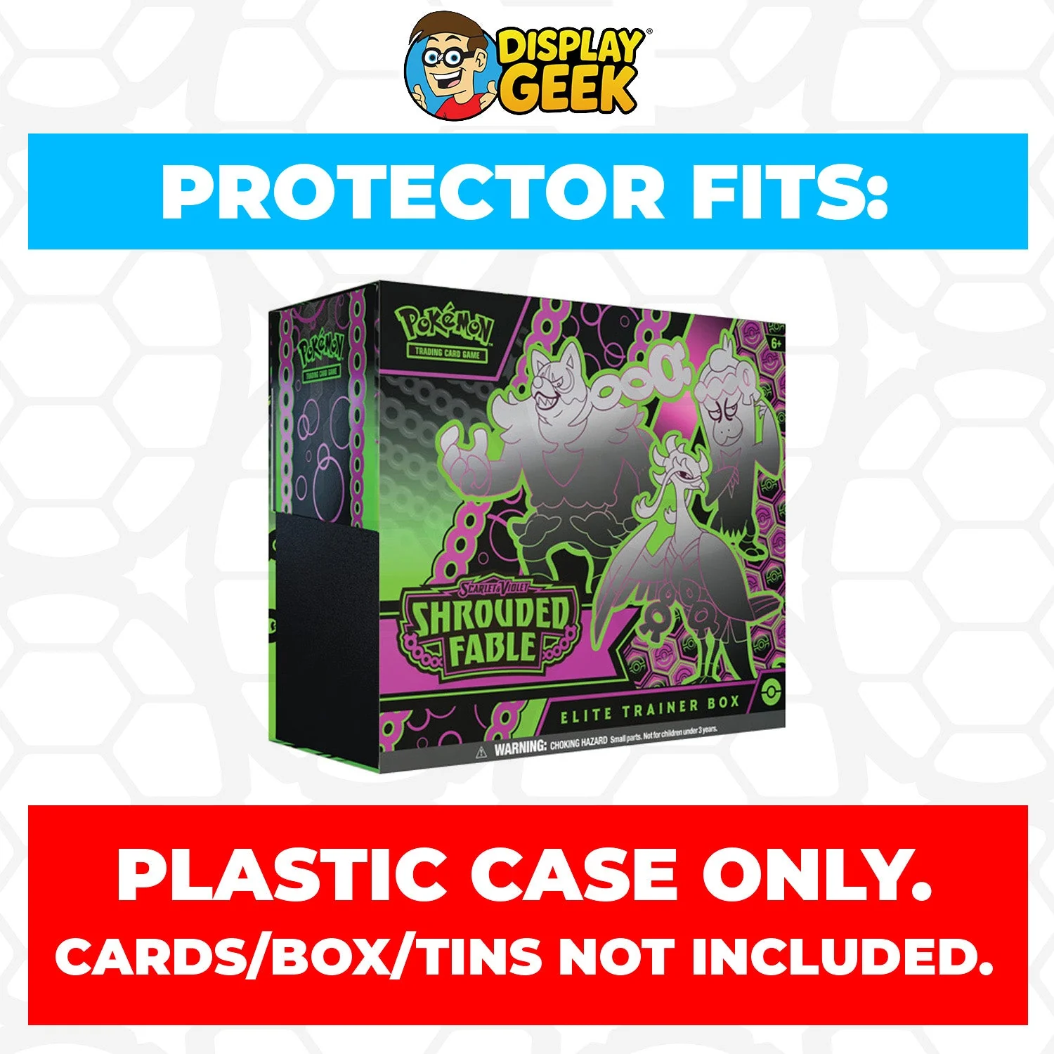Plastic Protector for Pokemon TCG 2024 Scarlet & Violet Shrouded Fable ETB Elite Trainer Box - Image 2