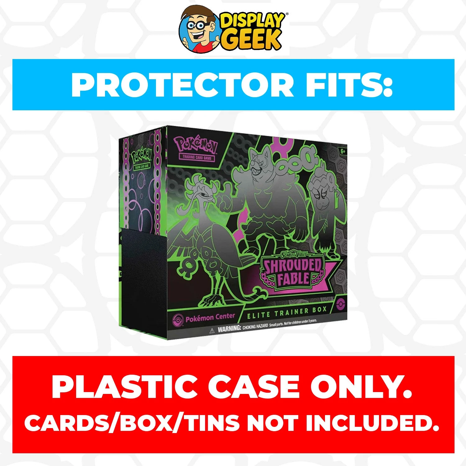 Plastic Protector for Pokemon TCG 2024 Scarlet & Violet Shrouded Fable Pokemon Center ETB Elite Trainer Box - Image 2