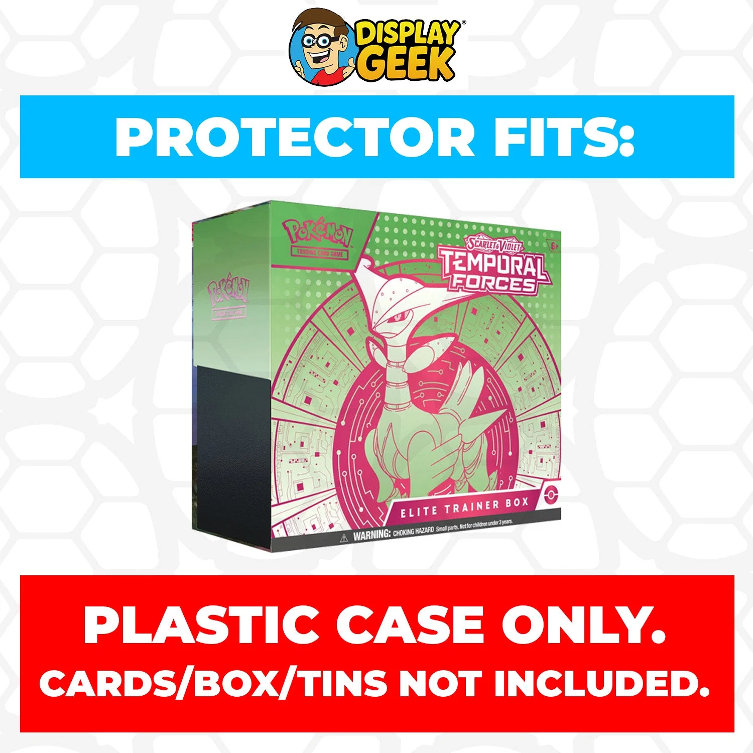 Plastic Protector for Pokemon TCG 2024 Scarlet & Violet Temporal Forces Walking Wake ETB Elite Trainer Box - Image 4