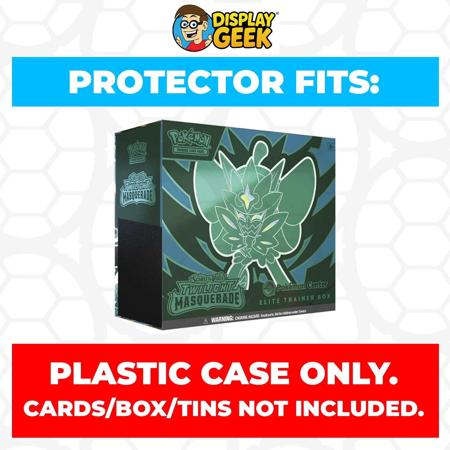 Plastic Protector for Pokemon TCG 2024 Scarlet & Violet Twilight Masquerade Ogerpon Pokemon Center ETB Elite Trainer Box - Image 2