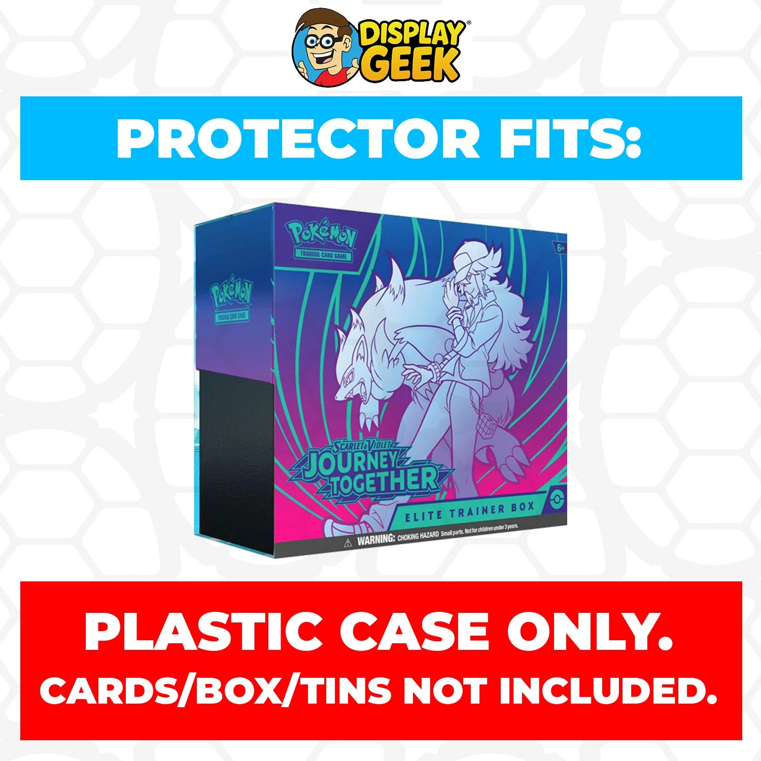 Plastic Protector for Pokemon TCG 2025 Scarlet & Violet Journey Together Zoroark ETB Elite Trainer Box - Image 2
