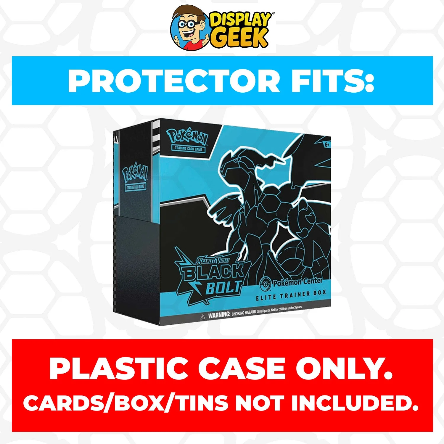 Plastic Protector for Pokemon TCG 2025 Scarlet & Violet White Flare Reshiram Pokemon Center ETB Elite Trainer Box - Image 4