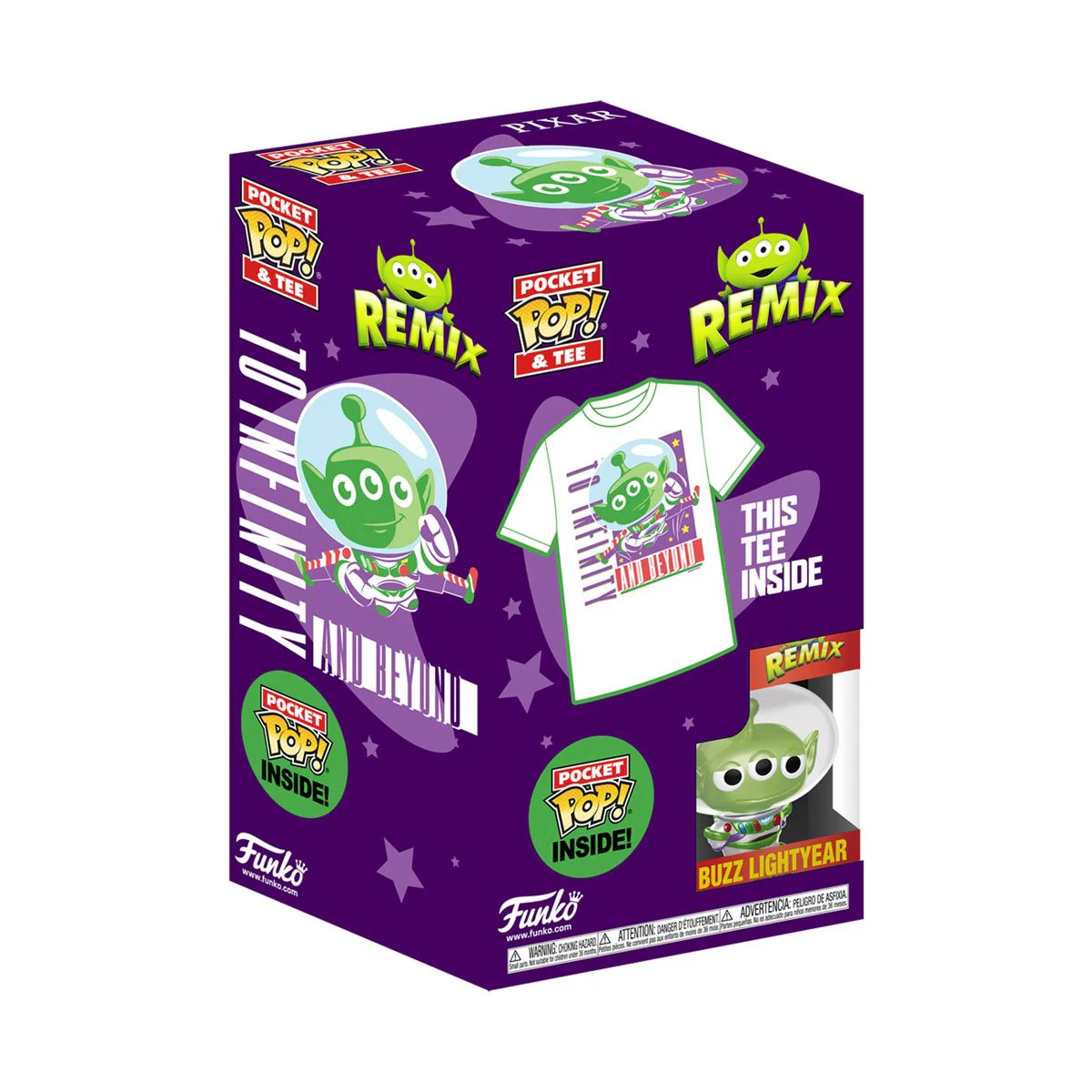 Pocket Pop! & Tee: Disney - Alien Buzz - Image 2