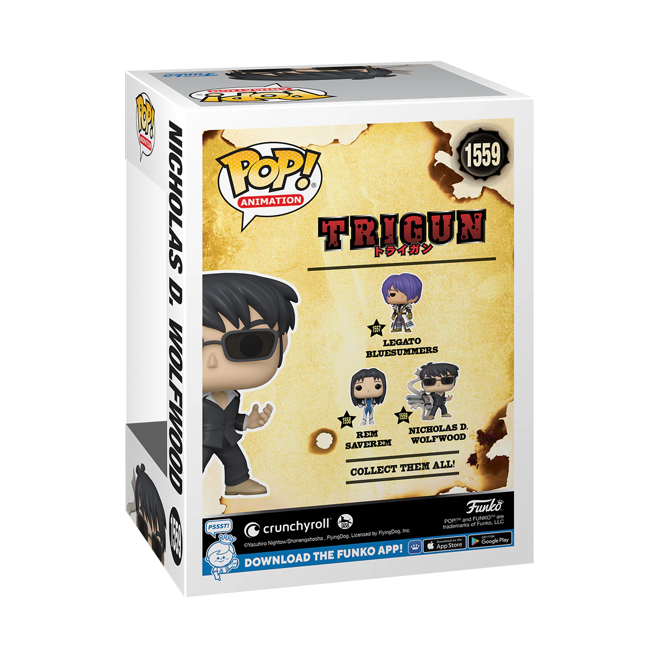 POP! Animation: Trigun- NW w/Punisher - Image 3
