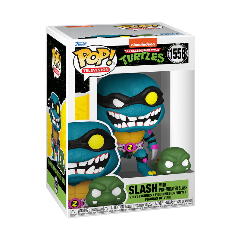 POP! & Buddy: TMNT S4 – Slash & Pre-mutated, turtle Slash - Image 2