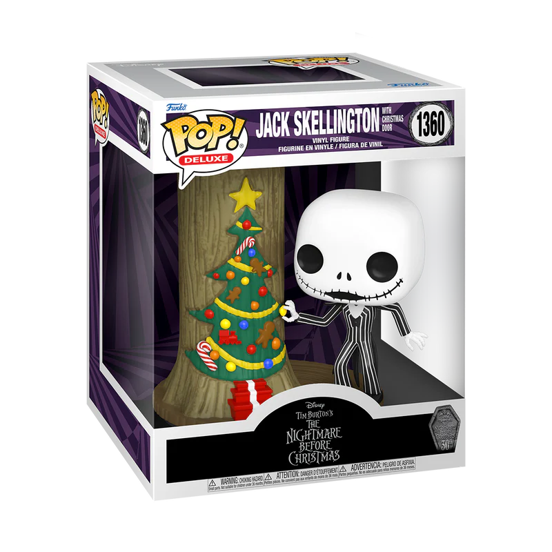 Pop! Disney: Deluxe Jack Skellington with Christmas Door - Image 2
