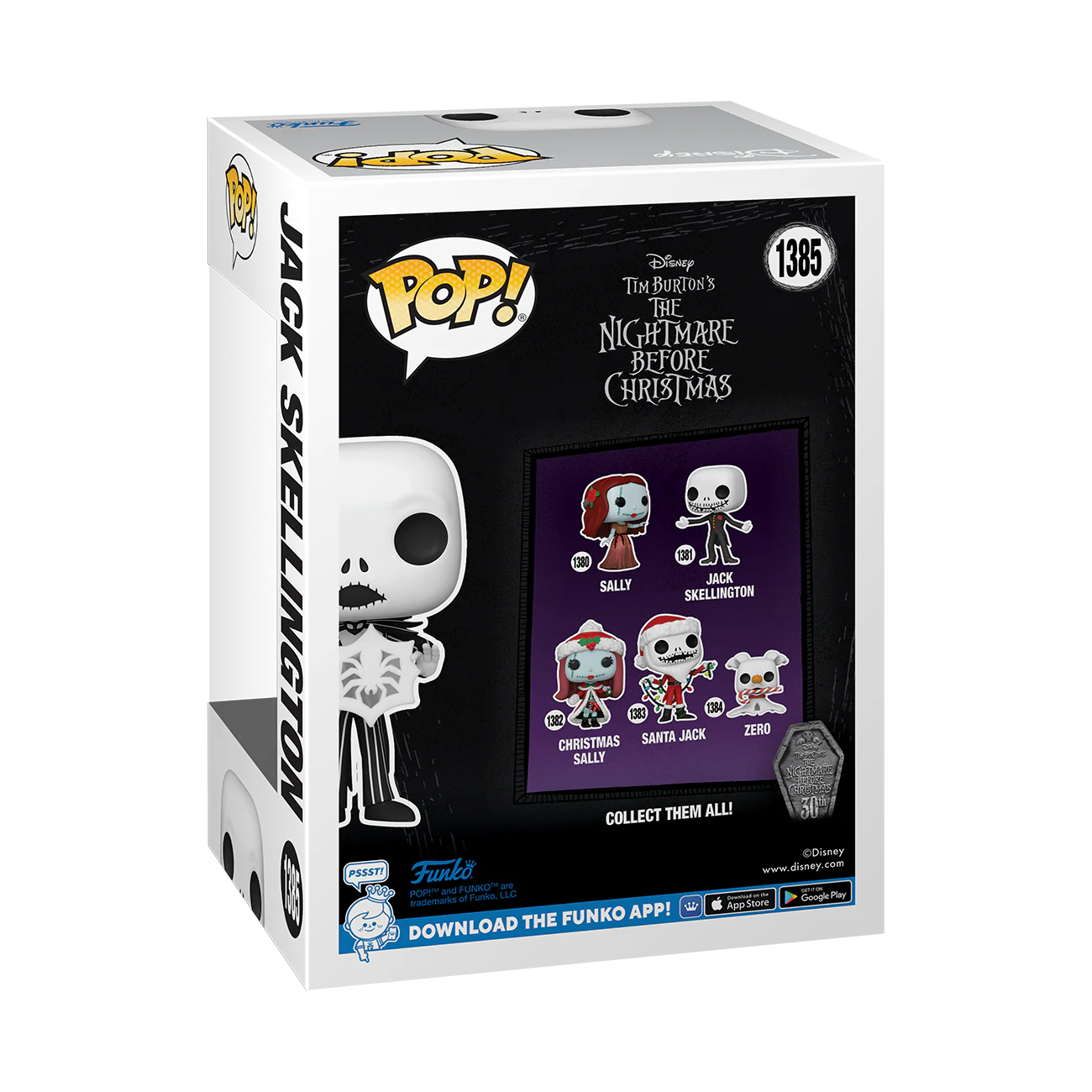 POP! Disney: TNBC 30th - Jack w/ Snowflake (Specialty Series Exclusive) - Image 3