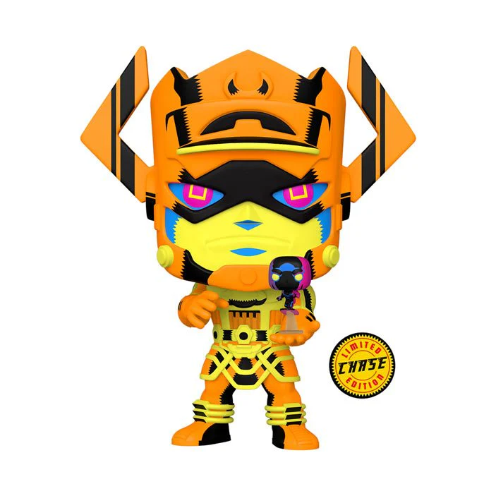 POP! JUMBO MARVEL: GALACTUS WITH SILVER SURFER BLACKLIGHT 10" PREVIEWS EXCLUSIVE - Image 2