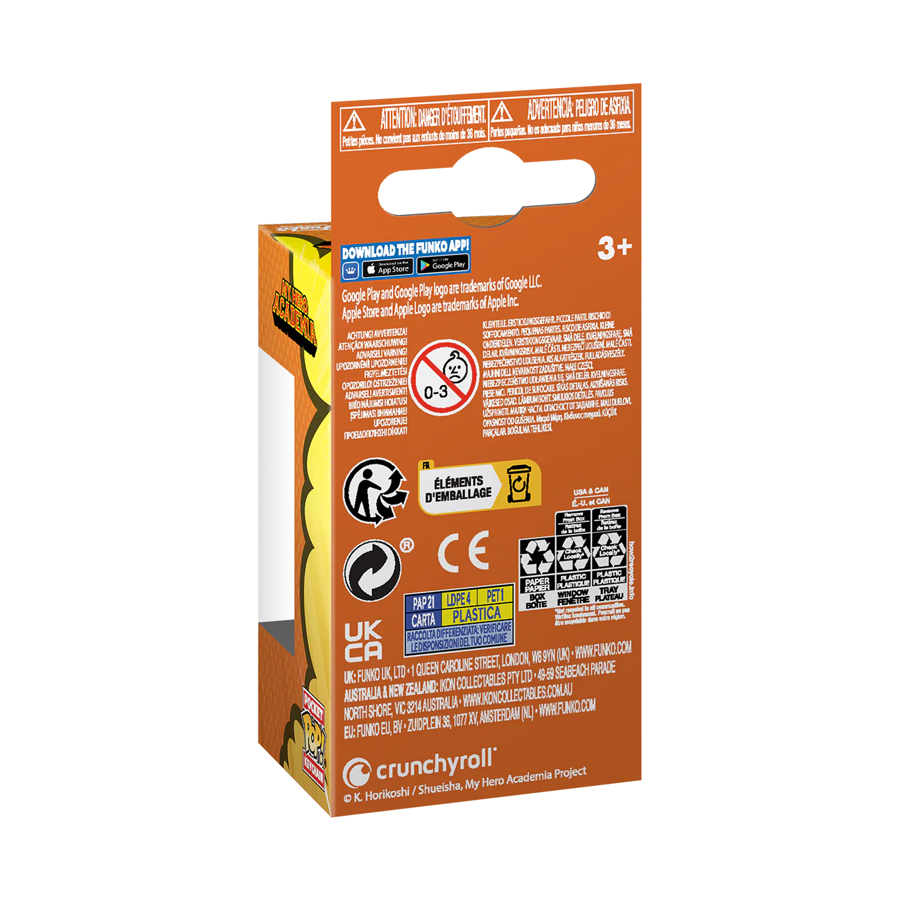 POP! Keychain: MHA - Mr. Compress (Hideout) (FS) - Image 3