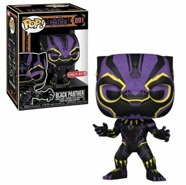 POP! Marvel Black Panther #891 [Black Light] Target Exclusive