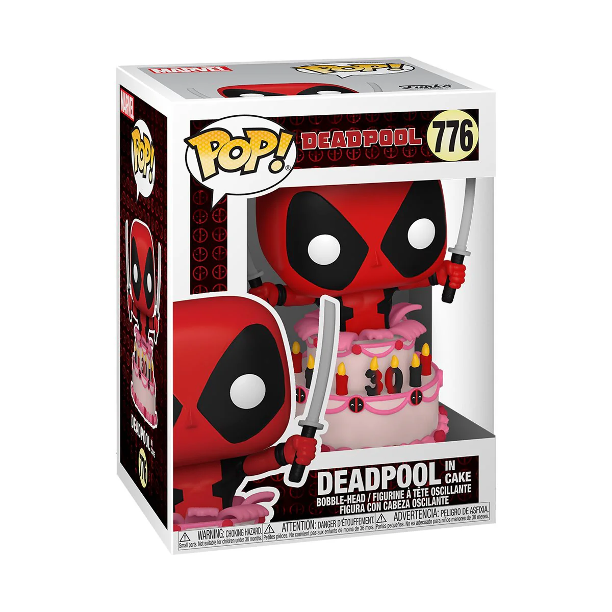 POP! Marvel: Deadpool 30th Anniversary - Deadpool in Cake #776 - Image 2