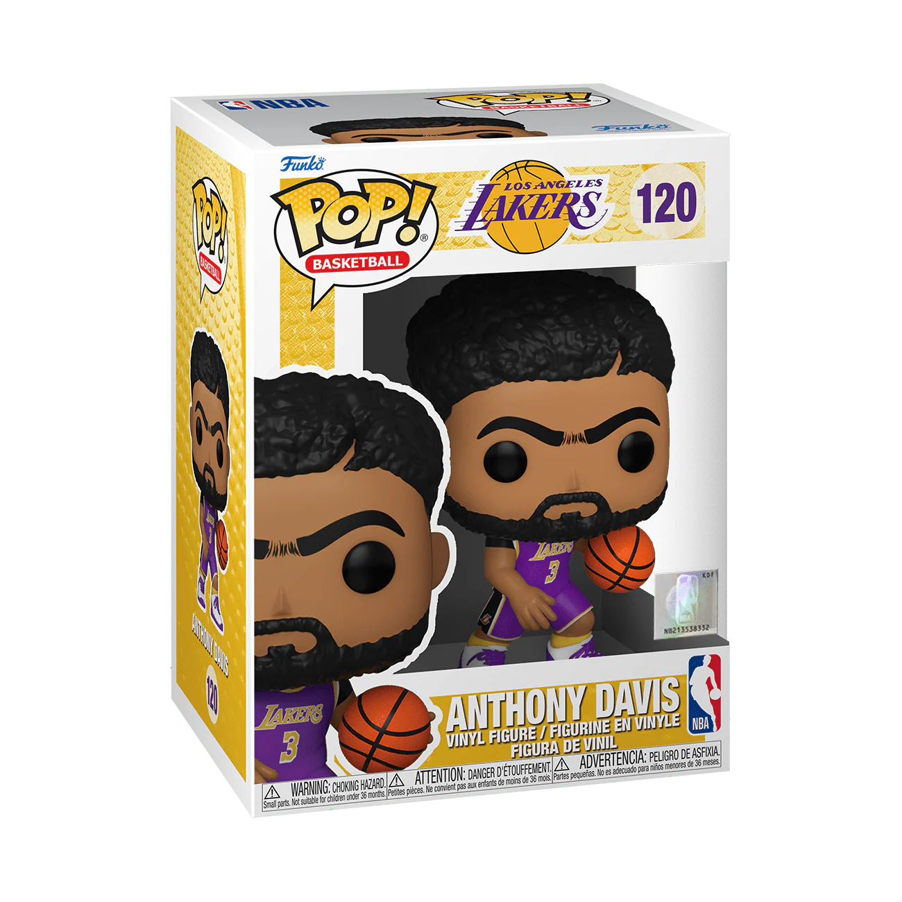 POP! NBA: Lakers - Anthony Davis (Purple Jersey) - Image 2