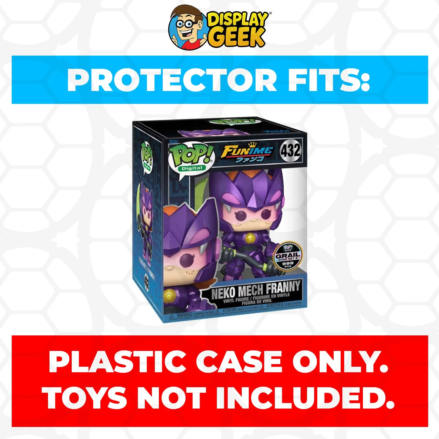 Pop Protector for Funko Pop 6 inch NFT Neko Mech Franny #432 Super Size - Image 2