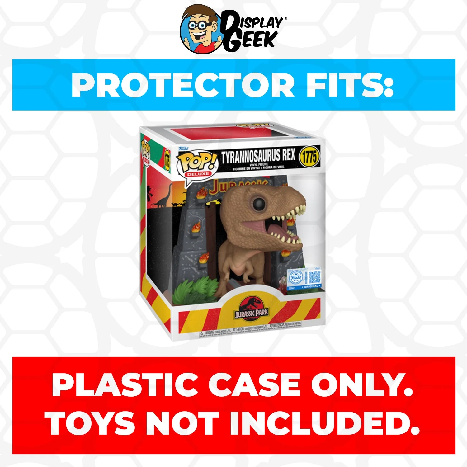 Pop Protector for Funko Pop Deluxe Jurassic Park - Tyrannosaurus Rex #1775 - Image 2