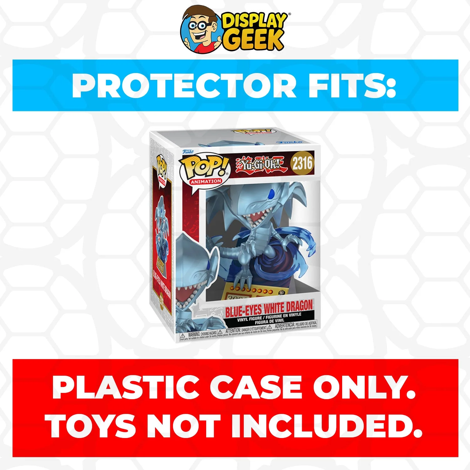 Pop Protector for Funko Pop Premium Yu-Gi-Oh! - Red-Eyes Black Dragon #2317 Box - Image 10