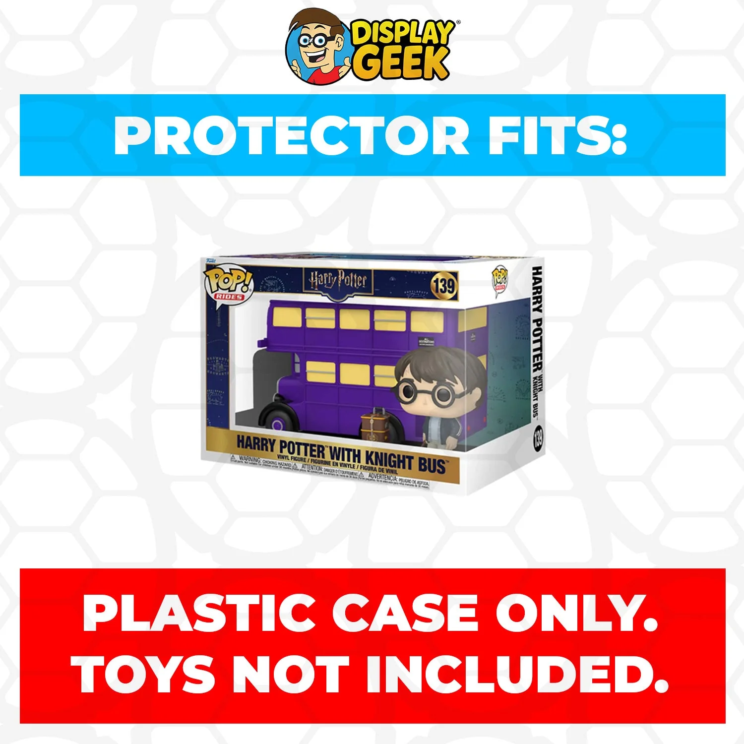Pop Protector for Funko Pop Rides Harry Potter with Knight Bus #139 Box - Image 2