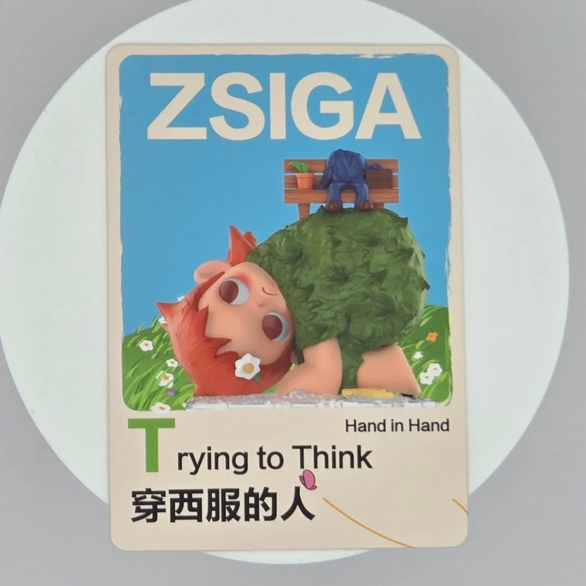 Popmart - Hand in Hand - Card Confirmed Trying to Think - Image 3