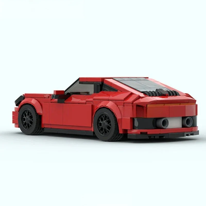 Porsche 911 red sports car Lego Custom Minifigures Building Block Toys - Image 2